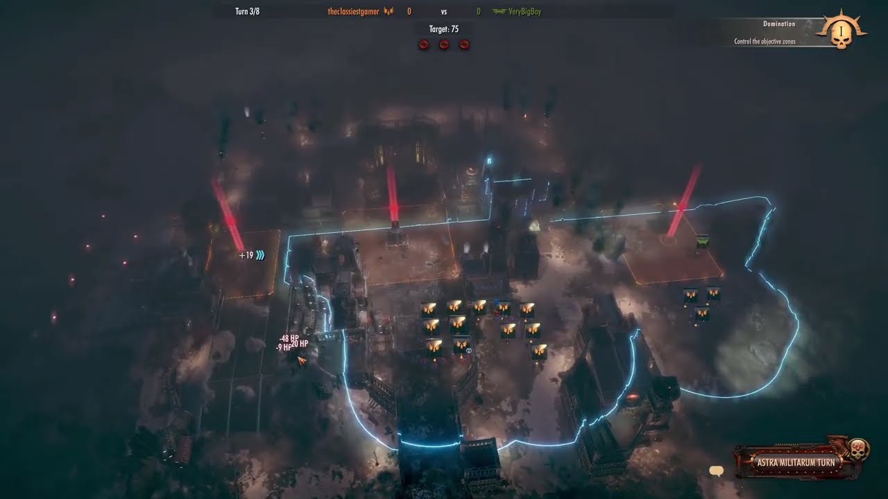 Турнир Warhammer 40000 Battlesector, 8 раунд, 4 матч, 2: Кровавые Ангелы против Астра Милитарум