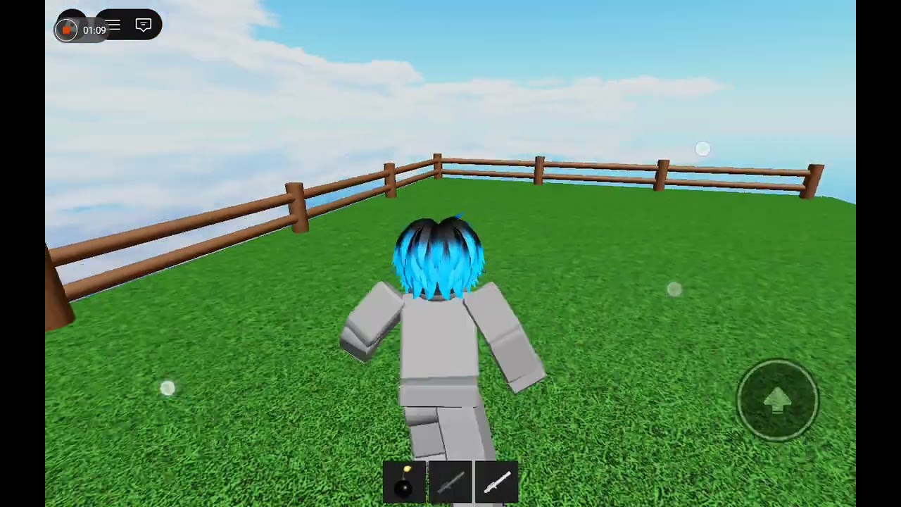 Jugando a disparar cohetes 2 🤑 (solo un puente de cuerda) #roblox #gameplay
