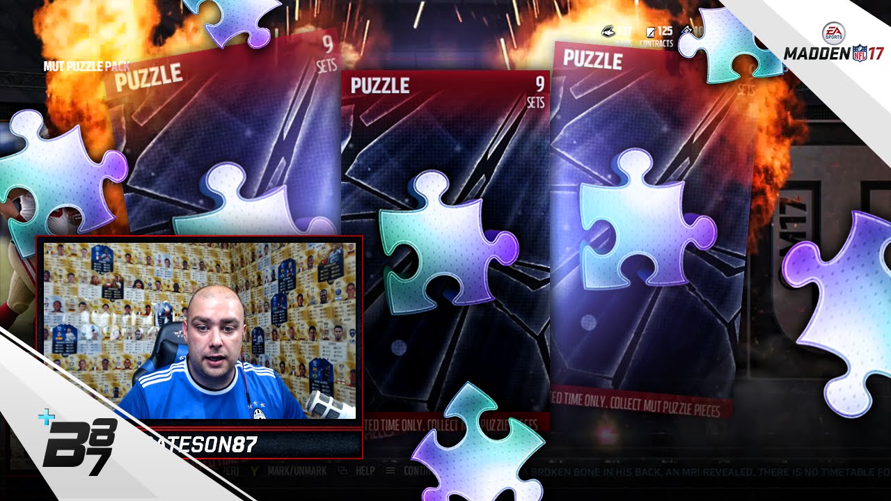 PUZZLE PACKS! | MADDEN 17 ULTIMATE TEAM