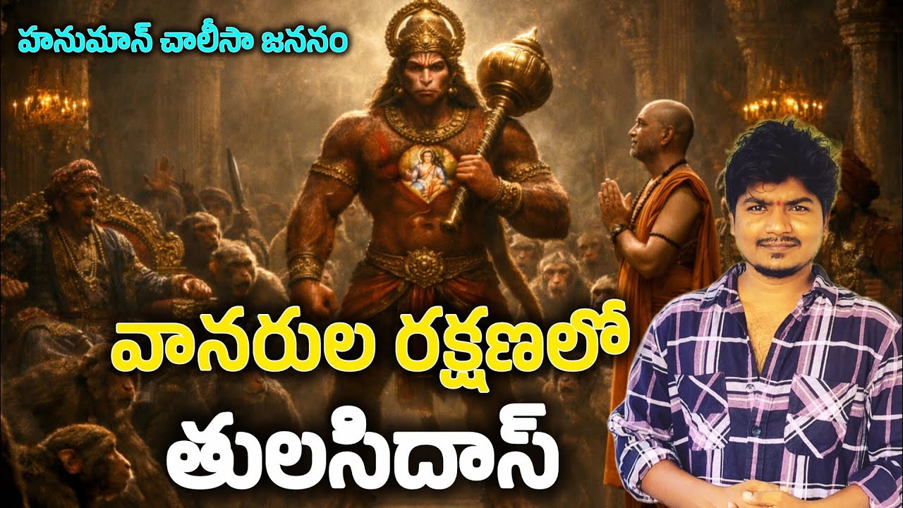 🔥తులసీదాస్ & హనుమాన్ చాలీసా || రామనామం మరణాన్ని ఓడించిన మహా ఘట్టం 🙏 #hanuman #jaishreeram 