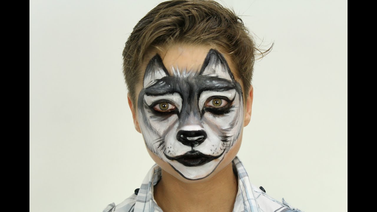 Pinta Caritas: Lobo - Face Painting: Wolf || #Biromsmakeup