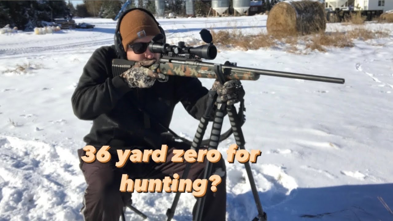 36 yard zero for hunting
