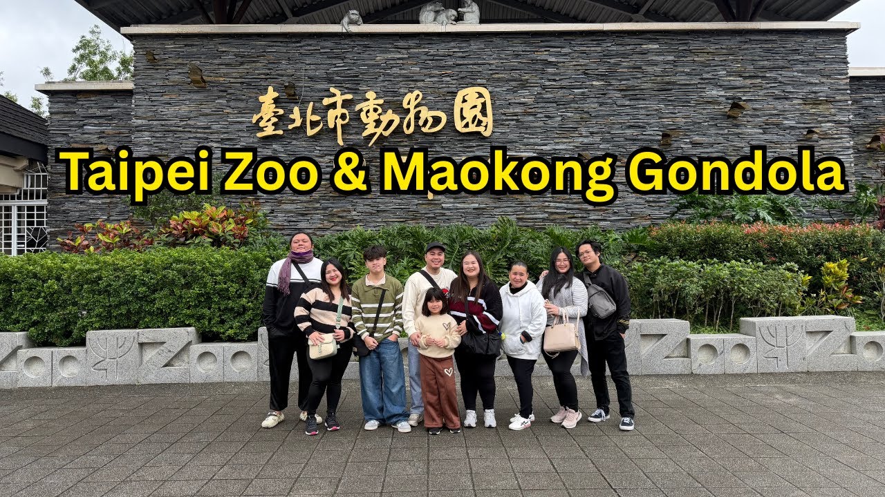 Taipei Zoo & Maokong Gondola on a Drizzly Day