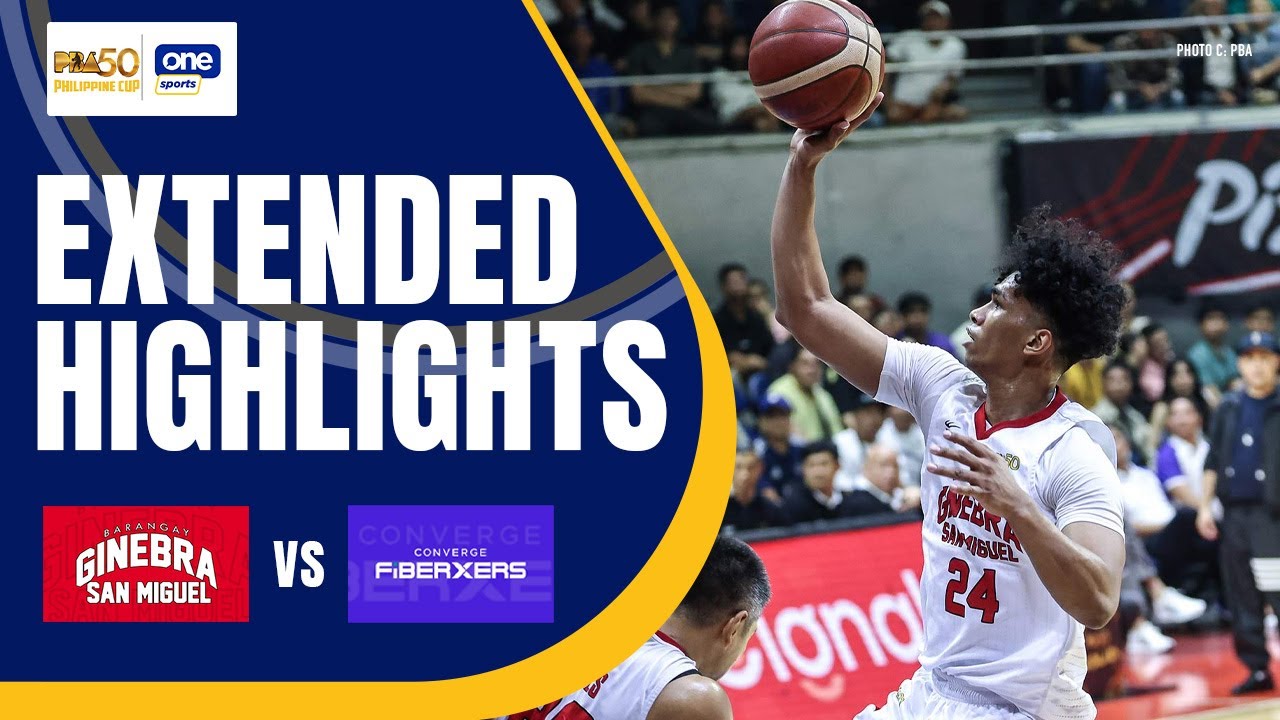 CONVERGE vs. GINEBRA | EXTENDED HIGHLIGHTS | PBA SEASON 50 PHILIPPINE CUP | DEC. 28, 2025
