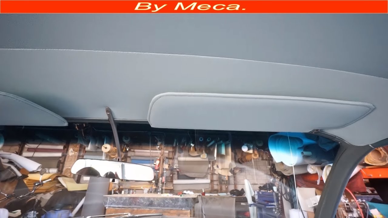 How to Make a Classic Car SUN VISORS AUTO UPHOLSTERY by Meca