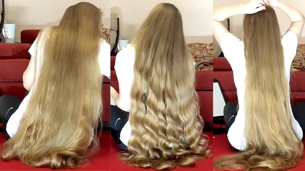 RealRapunzels | Super Long Blonde Curly Hair