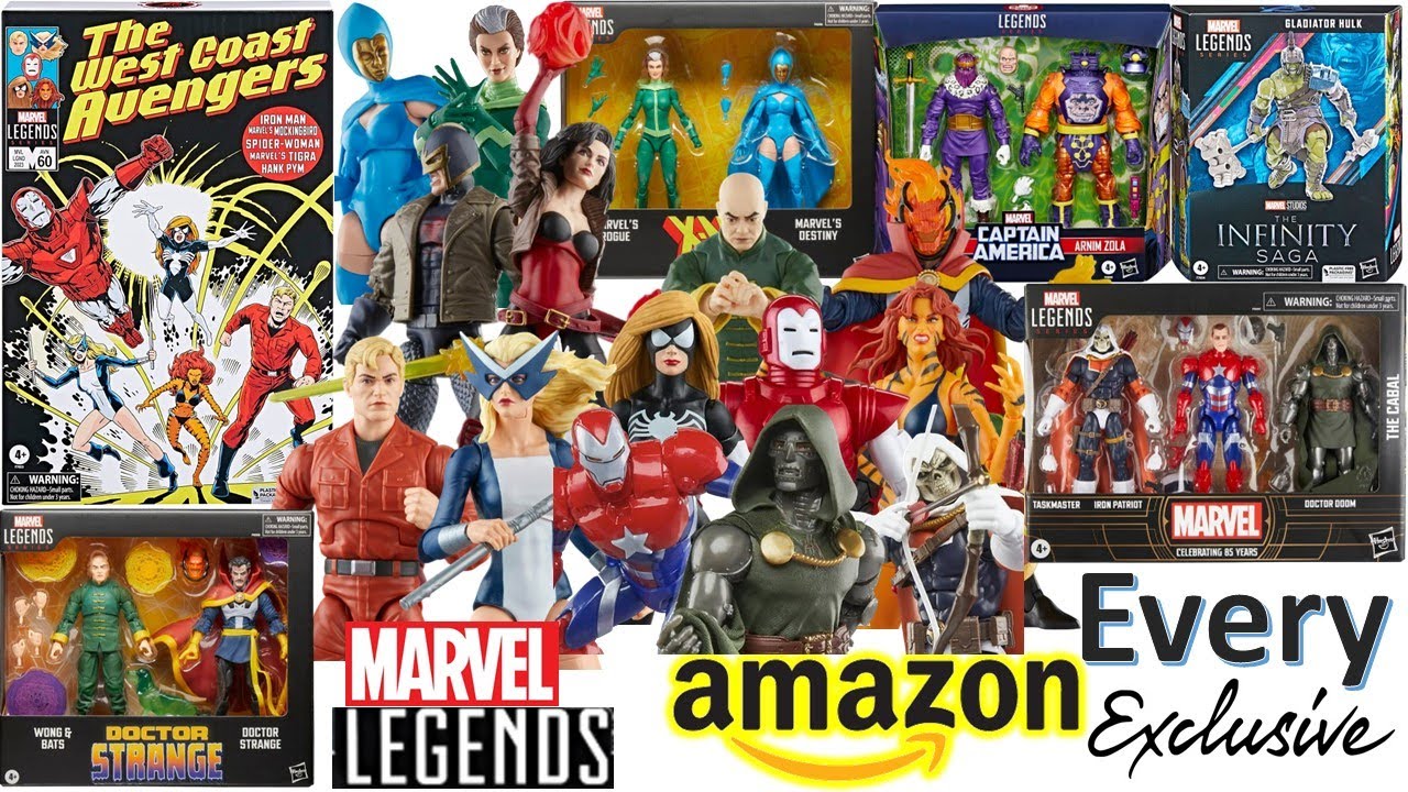Every Marvel Legends Amazon Exclusive Hasbro Comparison List