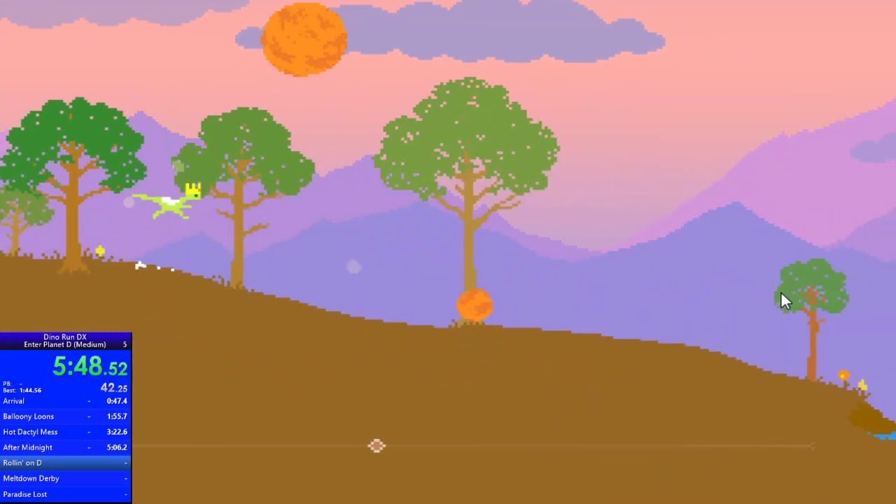 Dino Run DX Speedrun: Enter Planet D Medium 10:08.55 [WR]