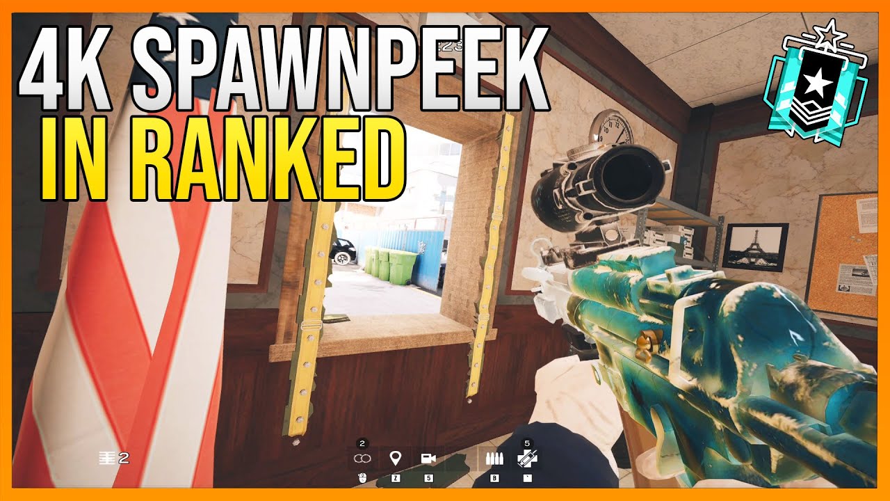 So I Spawnpeeked In Ranked.. - Rainbow Six Siege Funny Moments
