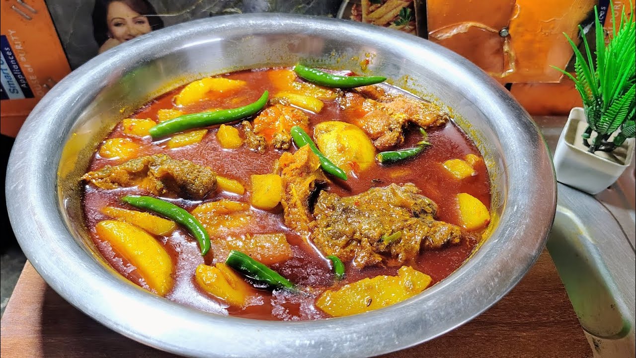 আলু পেঁপে রুপচাদা মাছের ঝোল রেসিপি | ঘরোয়া স্টাইলে সুস্বাদু বাংলা ফিশ কারি