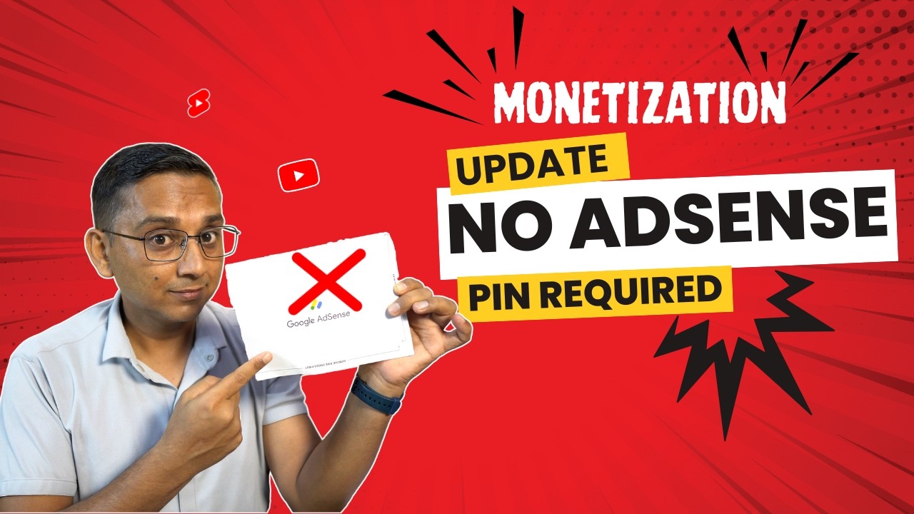 No AdSense Pin Required | New Monetization Update