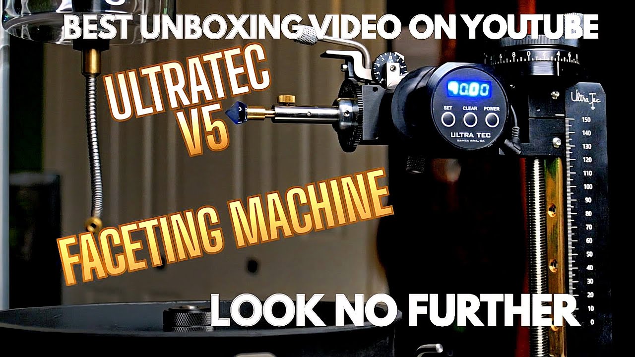 Best Unboxing and Setup Video on Youtube (Ultatec V5 faceting machine)