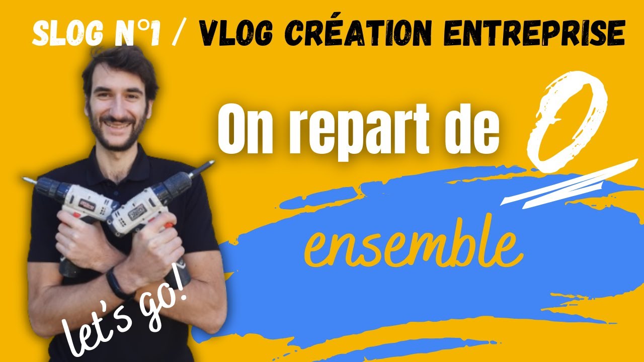Je recr&eacute;e mon entreprise artisanale en partant de 0 avec toi! Vlog cr&eacute;ation entreprise #1
