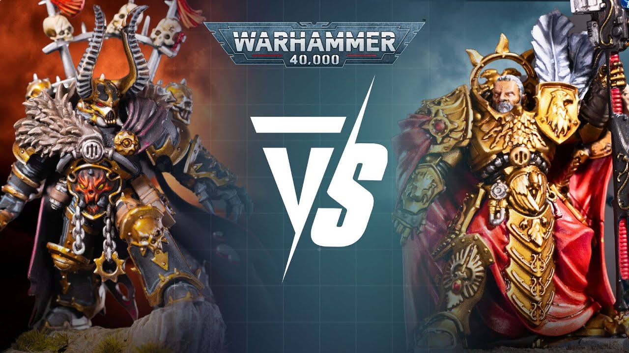 Chaos Space Marines Vs Adeptus Custodes: 2000pts Warhammer 40K Battle Report