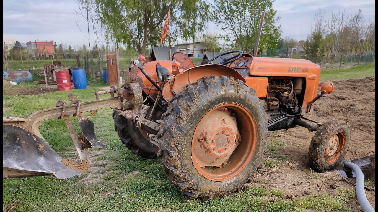 FIAT 411R + BORDIN ARATURA |CAB VIEW| hard plowing