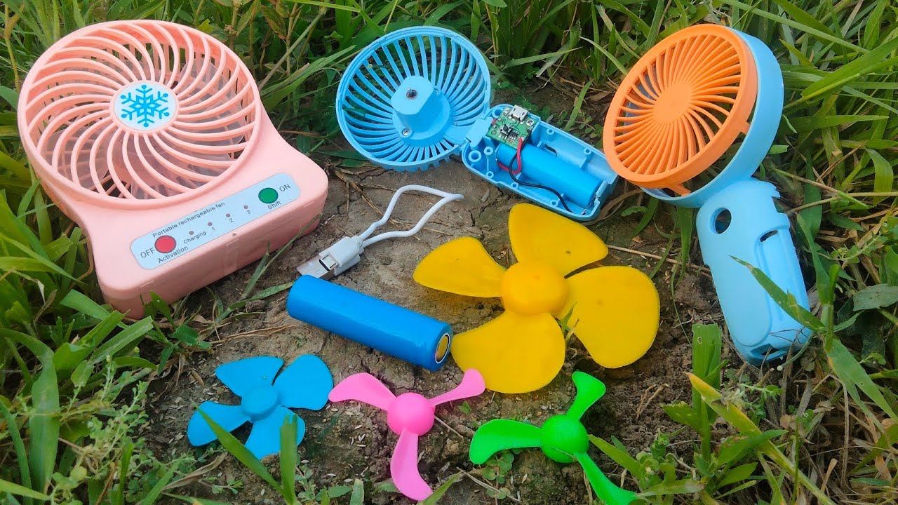 How To Repair Portable Rechargeable Fan / USB Fan/PresentToy1 