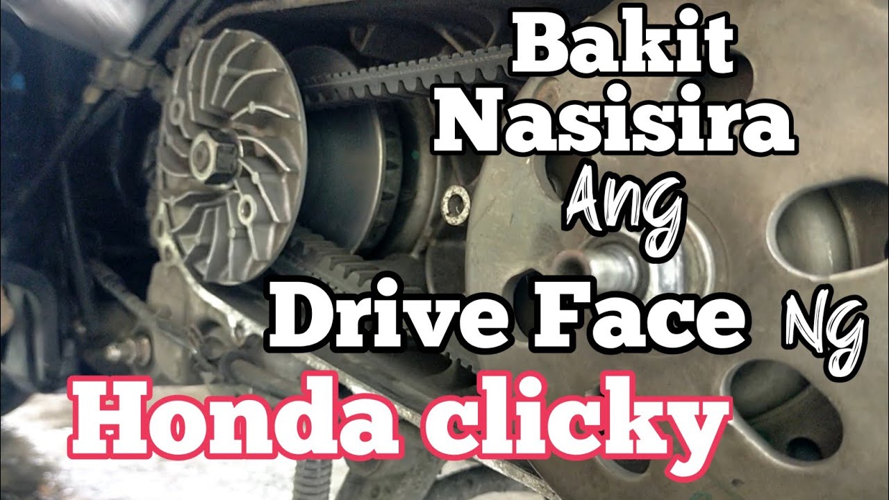 Drive face remove and change honda click