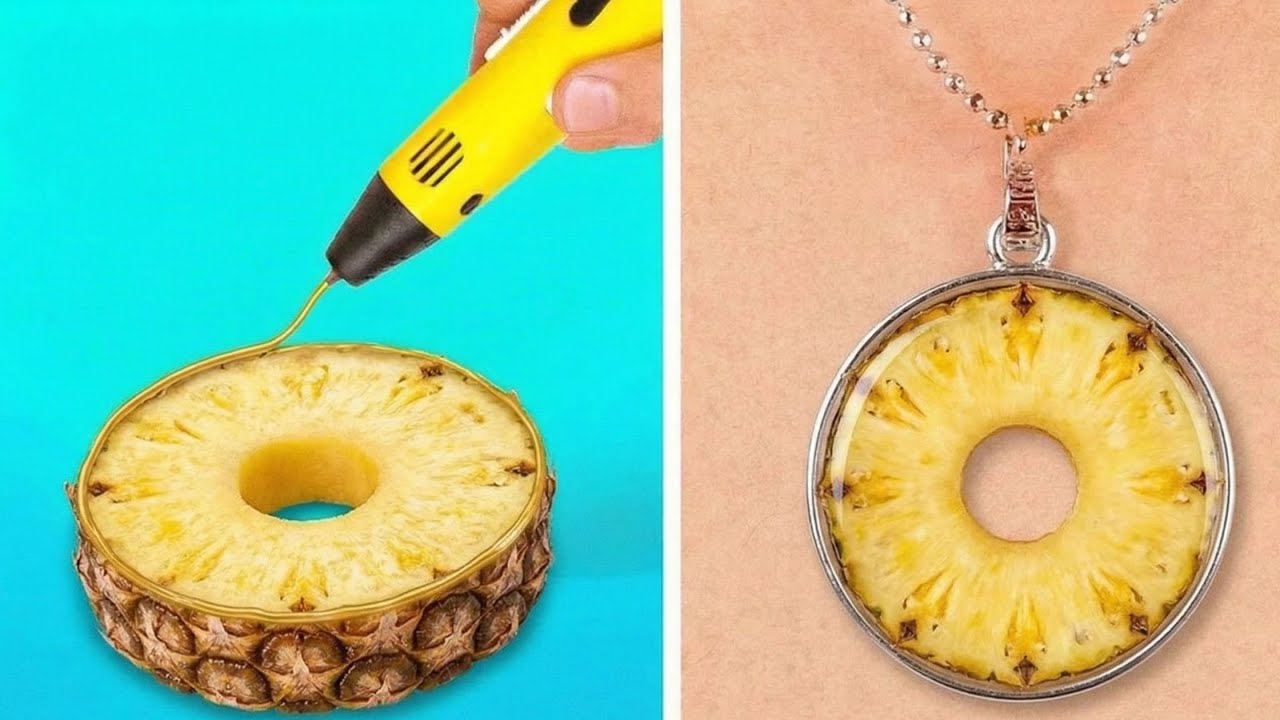 COOL 3D KALEM & SICAK TUTKAL EL SANATLARI 🤩 Kolay Kendin Yap Ev Yapımı Fikirler | 123 GO! FOOD