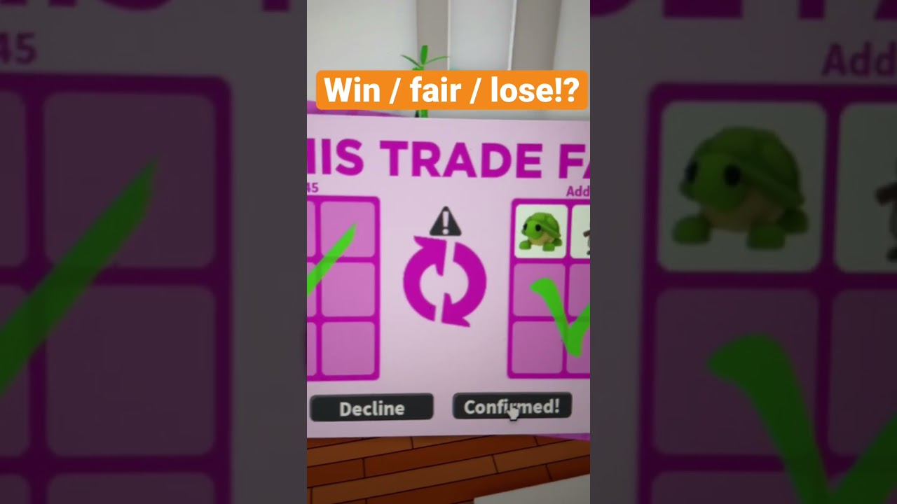 Win / fair or lose!?! | Adopt me Roblox trades