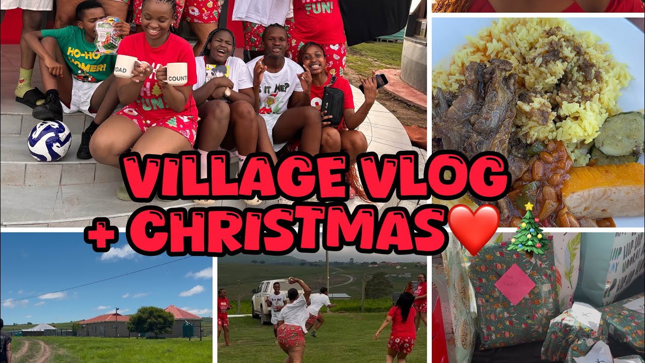#vlog | WEEK IN THE VILLAGES🛖 + CHRISTMAS🎄 + UTSIKI | SOUTH AFRICAN YOUTUBER🇿🇦