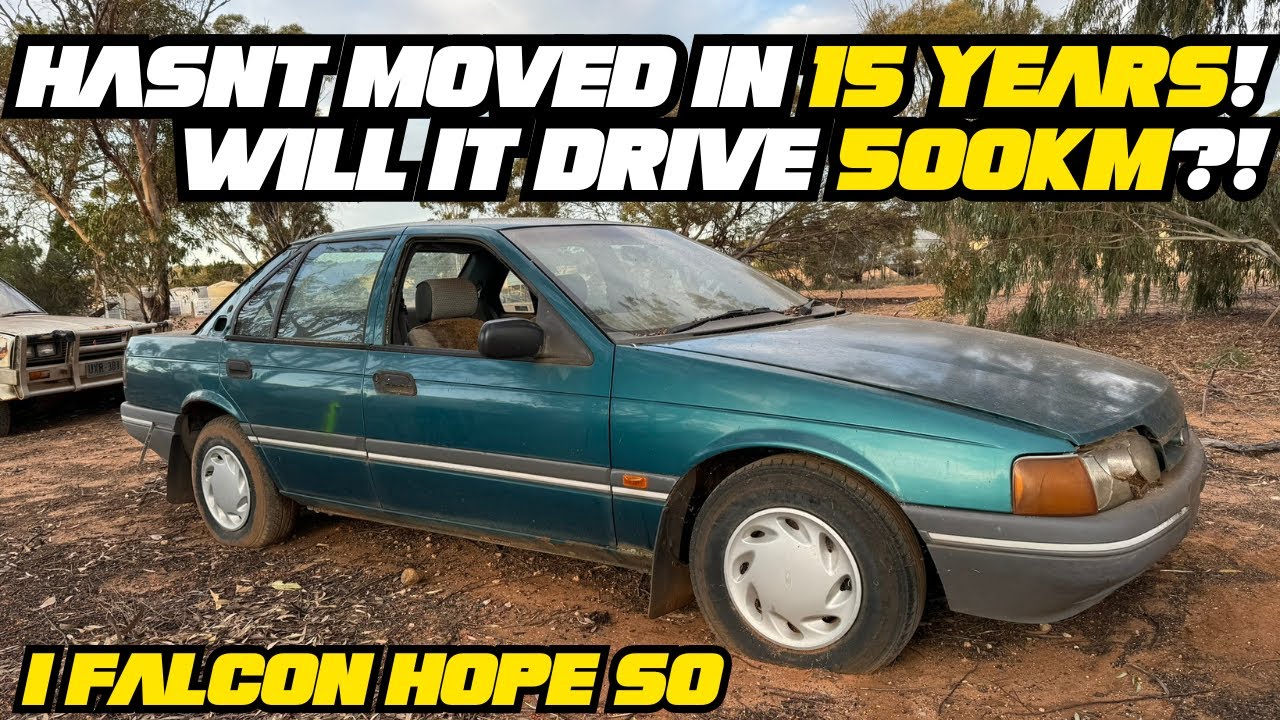 Will it run and drive 500km? Ford Falcon sat for 15 years! Australian farm paddock find. Part 1
