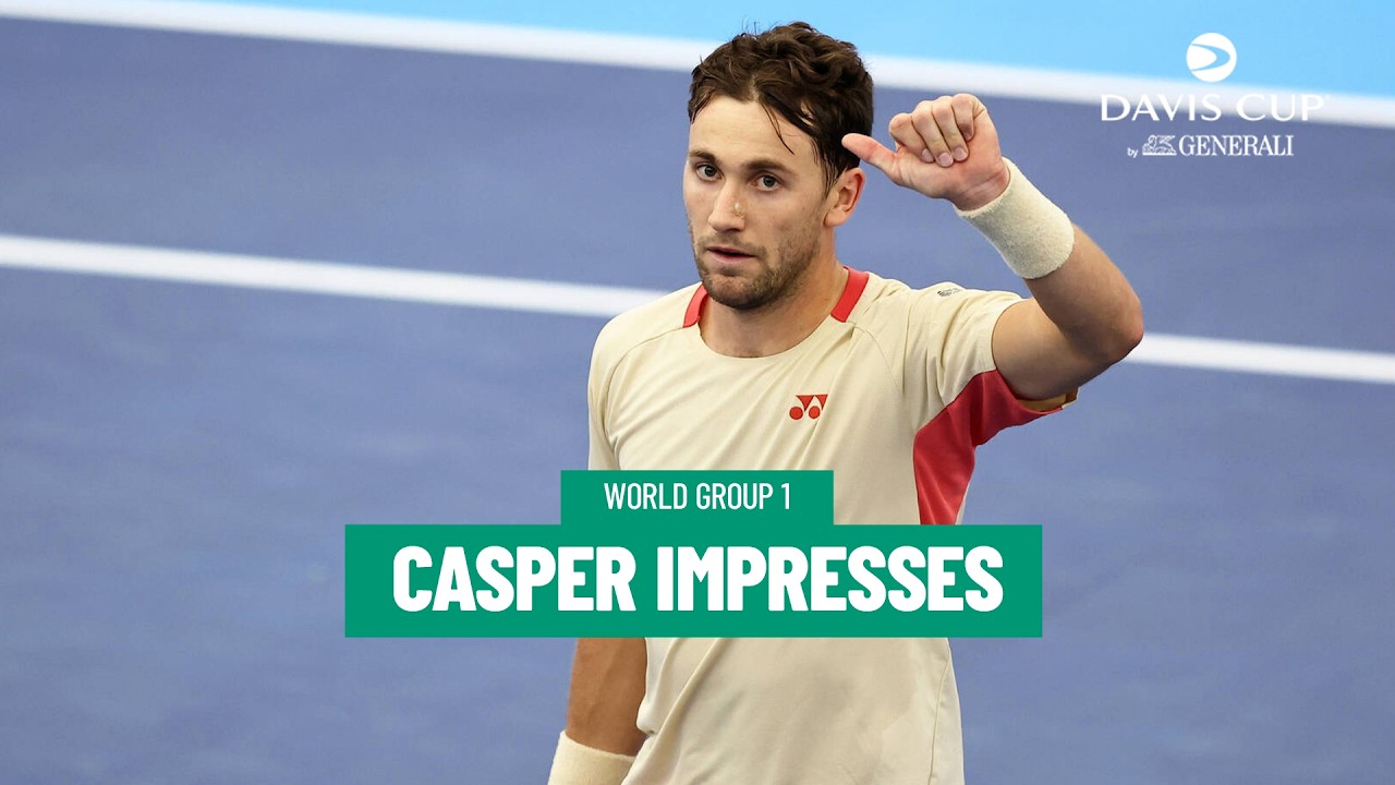 BIG Showing from Casper ✅ | Casper Ruud v Rigele Te | Highlights | Davis Cup World Group 1 2026