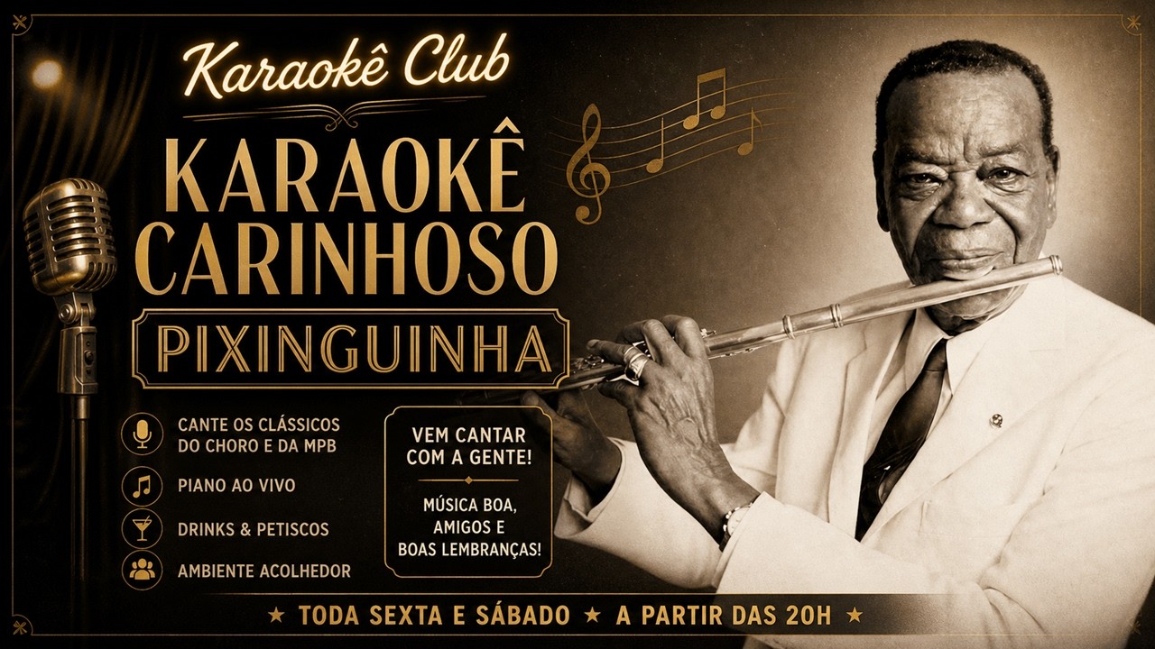 PIXINGUINHA - CARINHOSO ( KARAOKE )