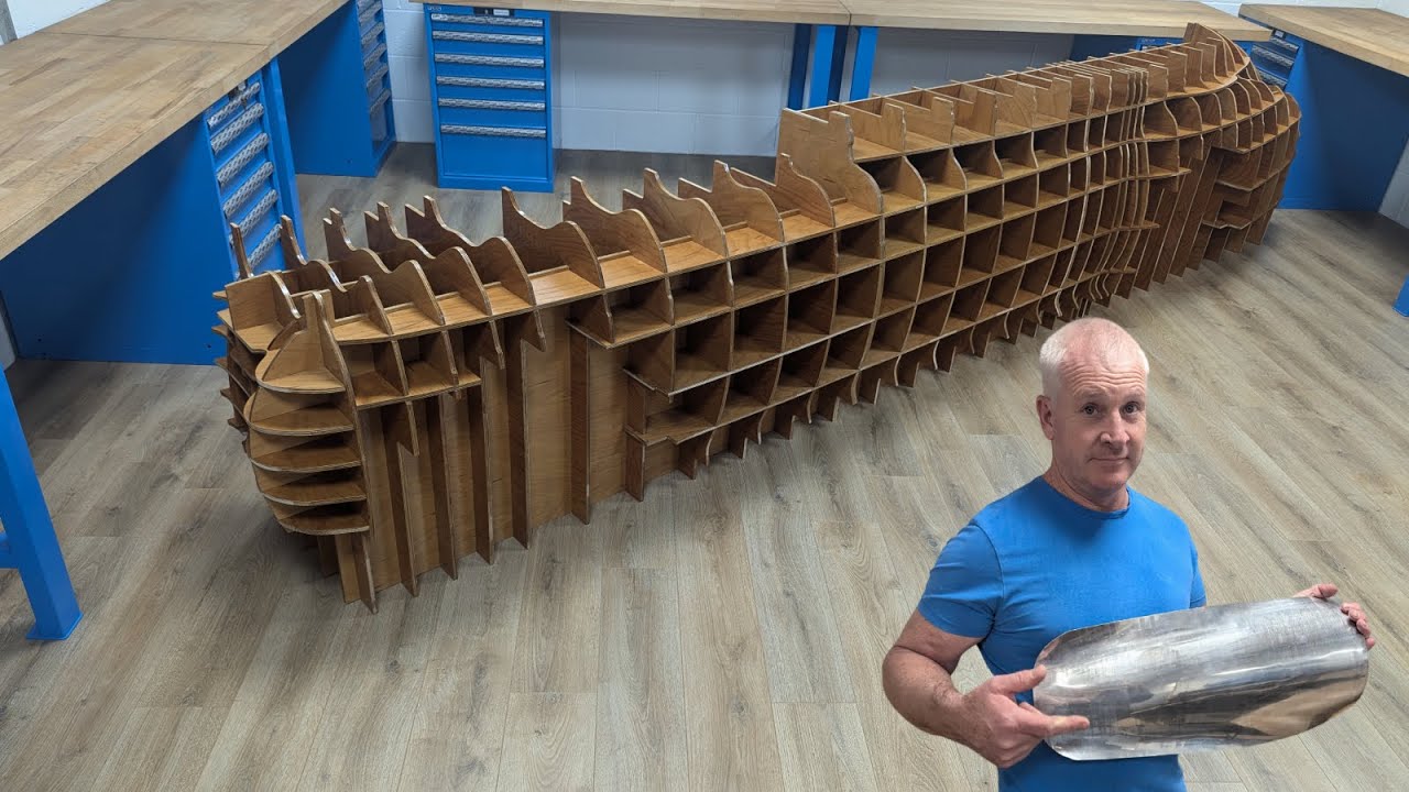 How to Make a Plywood Buck of a Rolls Royce Cloud R and not one nail!