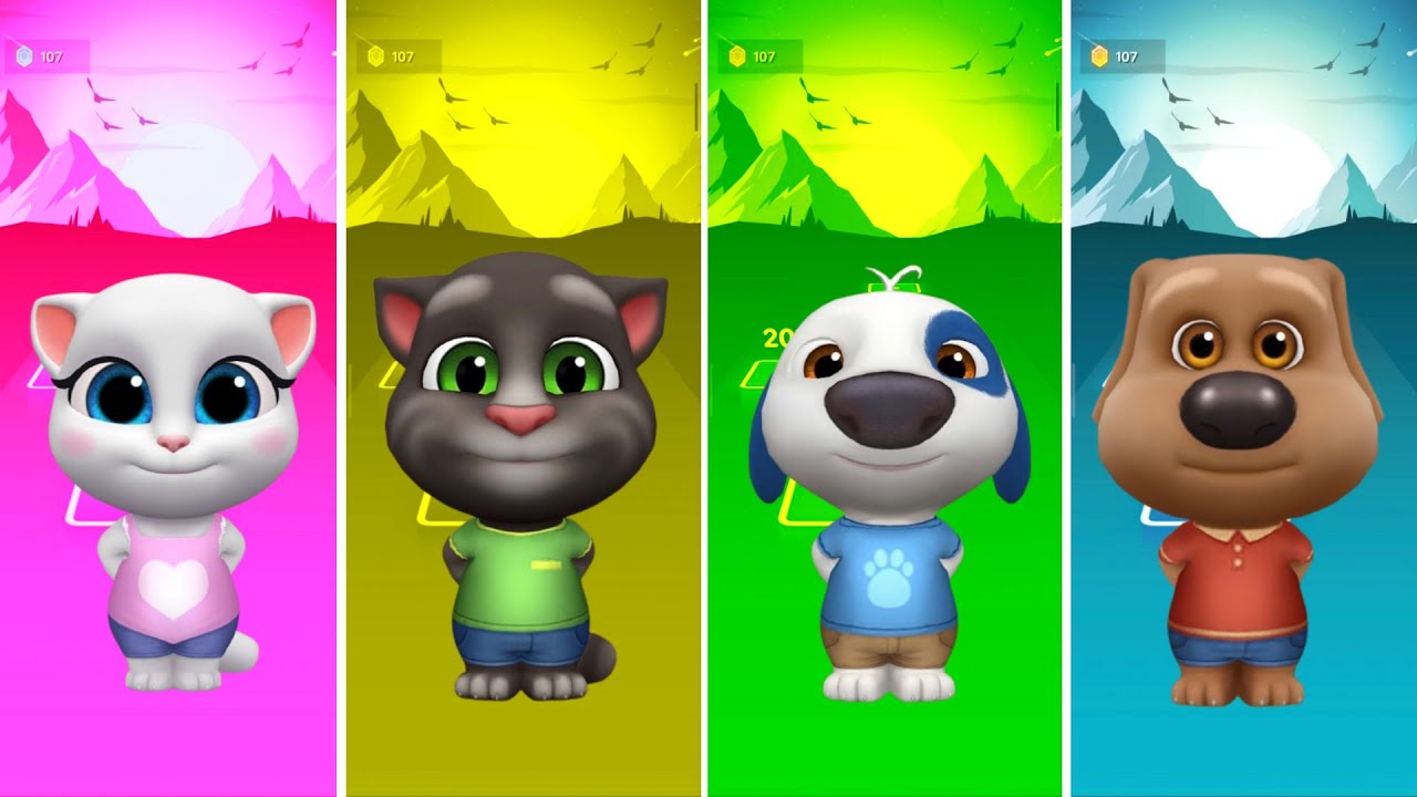 Talking Tom Tiles Hop 🎶 Coffin Dance Song Cover | Episode 33