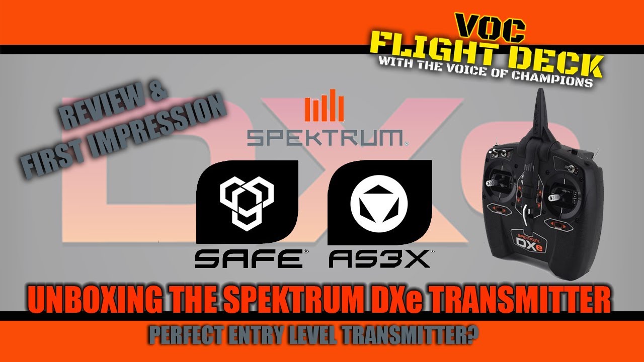 Spektrum DXe Transmitter - Unboxing for RC Planes & Helis. Review & First Impression. First Radio?