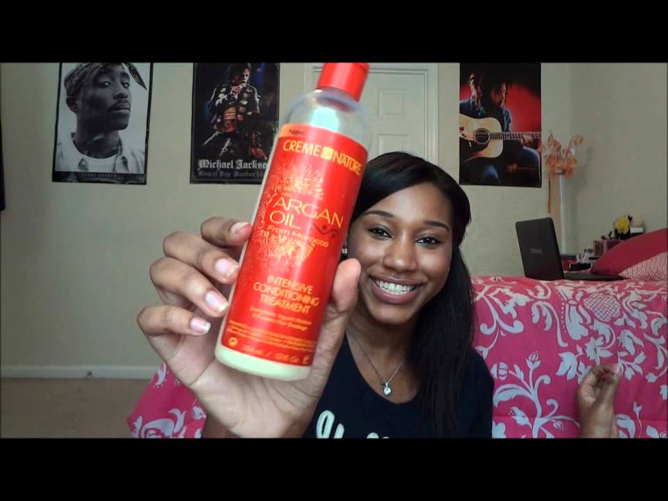 Crème of Nature Argan Oil Hair Care Products Review ❀