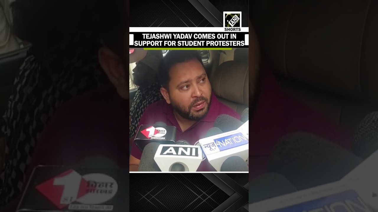 &ldquo;Students left with no choice&hellip;&rdquo;, RJD&rsquo;s Tejashwi Yadav comes out in protest for Protesters | Bihar