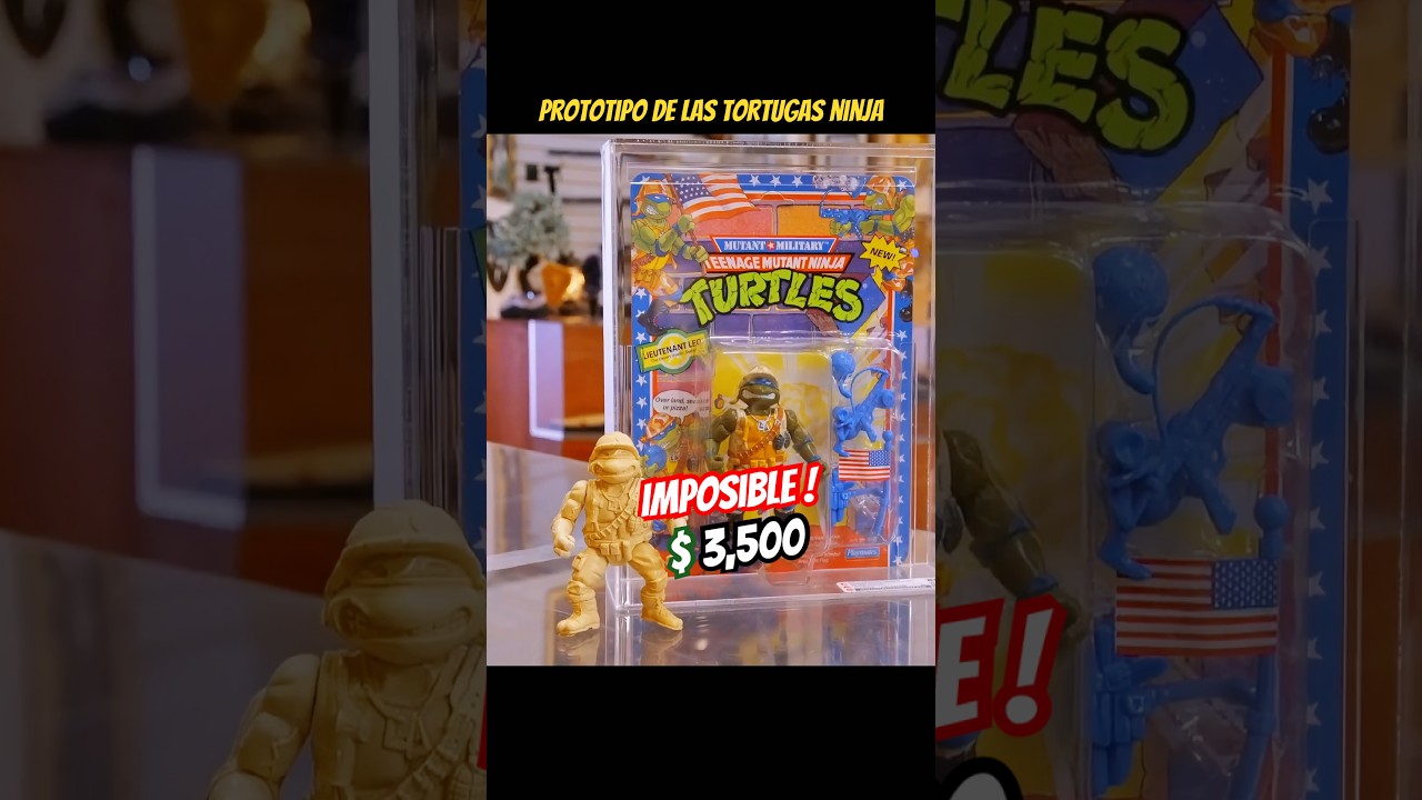 Prototipo de las Tortugas Ninja #elpreciodelahistoria #tortugasninja #tmnt #antiguedades #coleccion