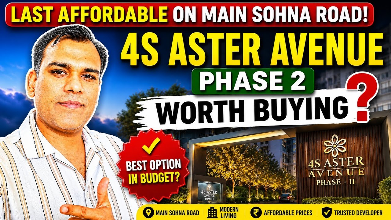 Last Affordable Project On Sohna Road? 4S Aster Avenue Phase 2 Review | Apply Before 13 July!