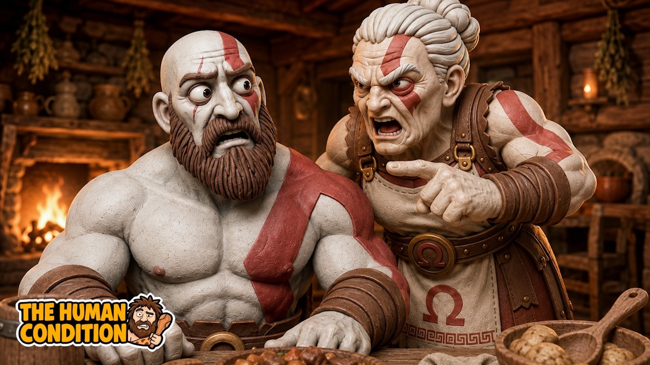 Kratos Visits His Mom (God of War Claymation Parody)