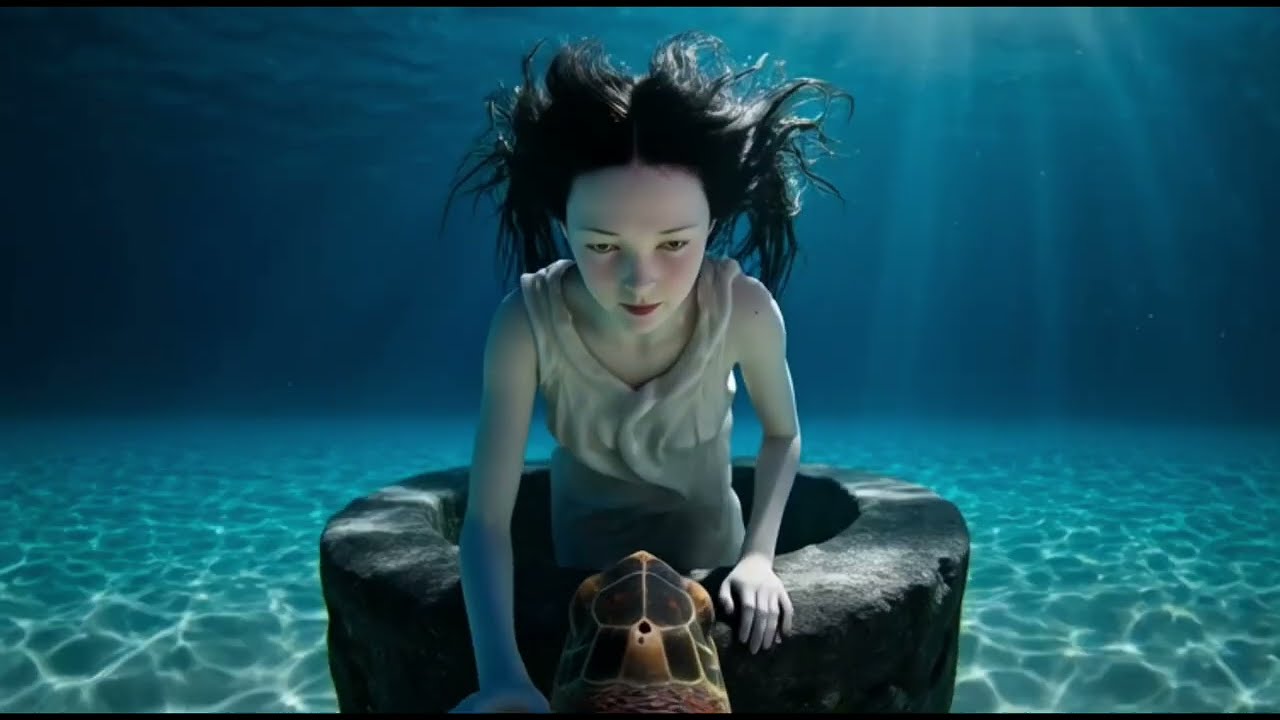 Underwater Horror: Turtle Finds Hyper-Realistic Sunken Movie Monsters