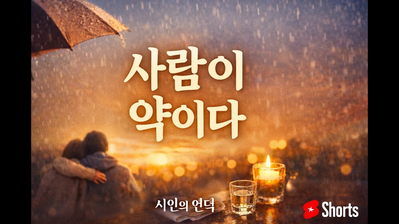 “세상에서 제일 따뜻한 약은 사람입니다.”시인의 언덕 #사람이약이다#힐링노래#감성발라드#위로음악#마음치유#감성노래#눈물나는노래#인생명언#힐링영상#위로글귀#인생노래#공감영상