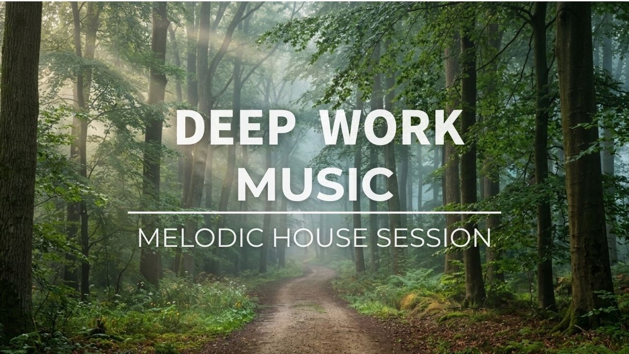 Forest Path with Light Rays | Calm Melodic House for Deep Focus