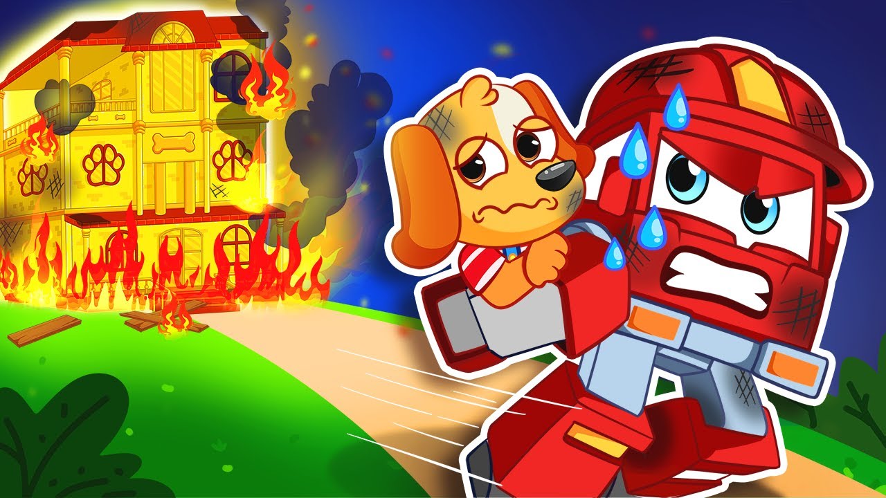 ¡Ay, hay un incendio! ¿Qué hago? 🔥 | Dibujos animados infantiles | RoboSquad Historia ESP