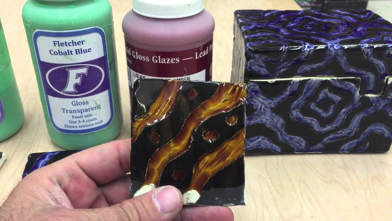 Sgraffito Slab Box Part V Glazing