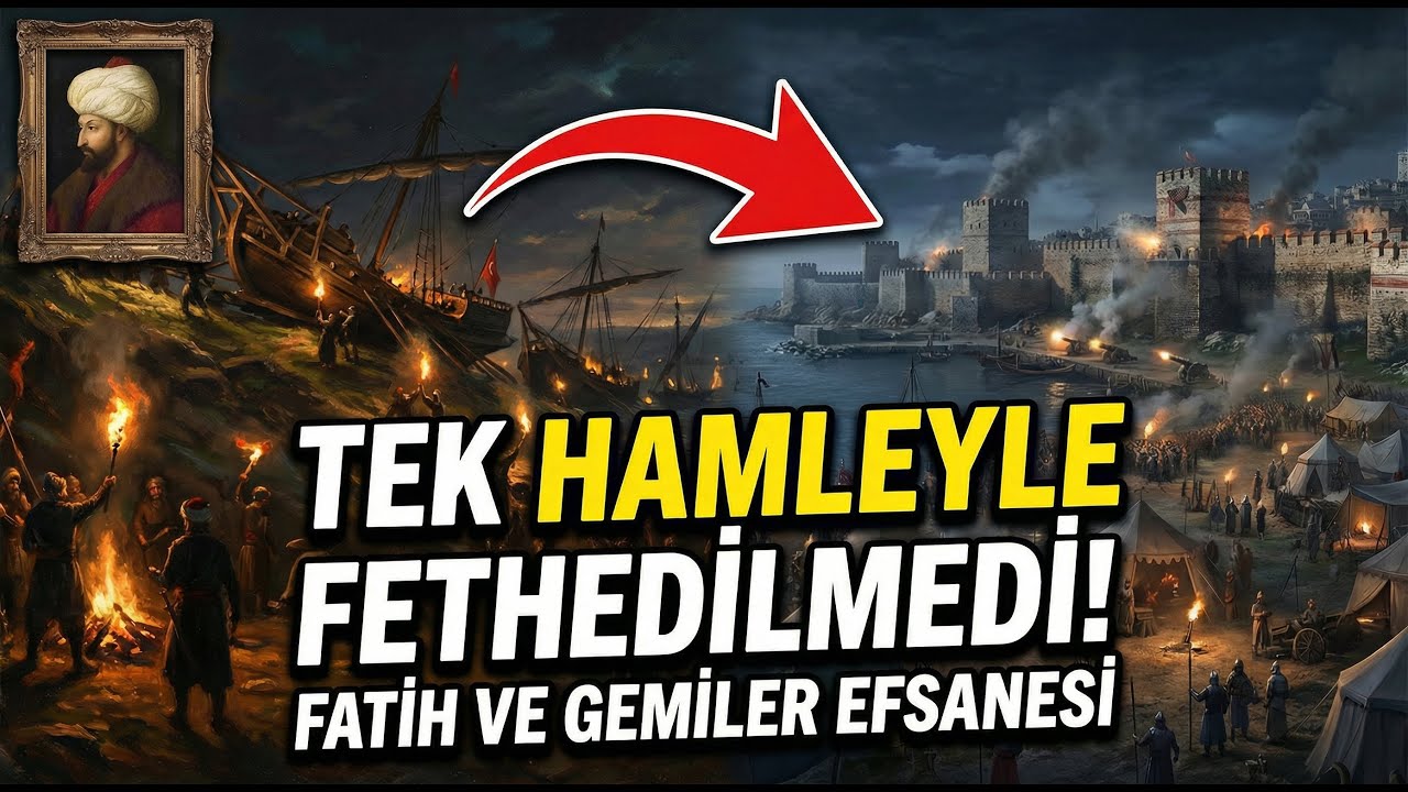 Fatih’in Gemileri: Tek Hamlede Fetih Efsanesi Ne Kadar Doğru?