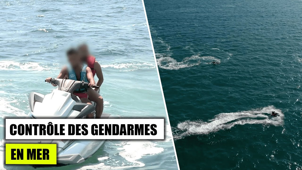 Contrôle surprenant des gendarmes en mer