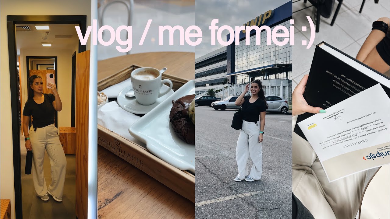 vlog — ME FORMEI ✨ último dia na facul, fim de um ciclo e entrega do TCC 
