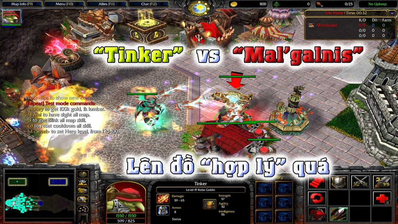 Tinker vs Mal'ganis | Kèo Truyền Thống Trong Tay 