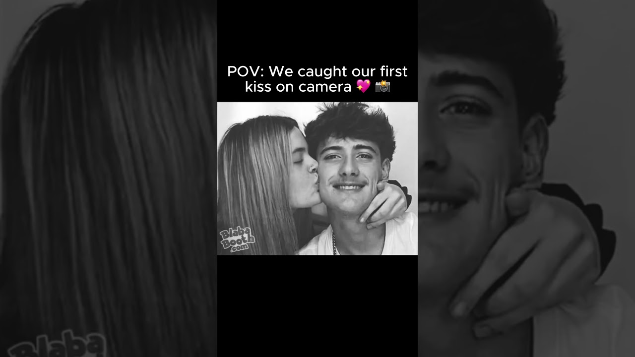 This first kiss took him by surprise 💫💋 #kiss