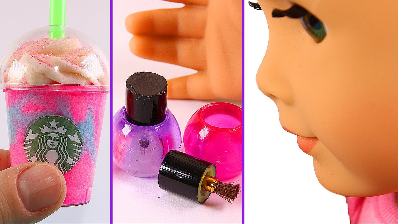 DIY American Girl Stuff: Nail Polish, Unicorn Frappe, etc