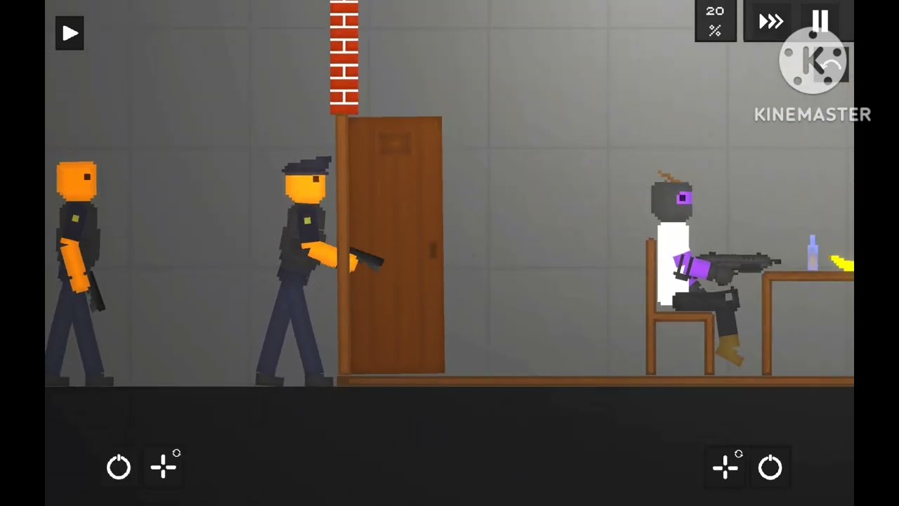 policías vencen a los criminales en fruit playground#fruitplayground