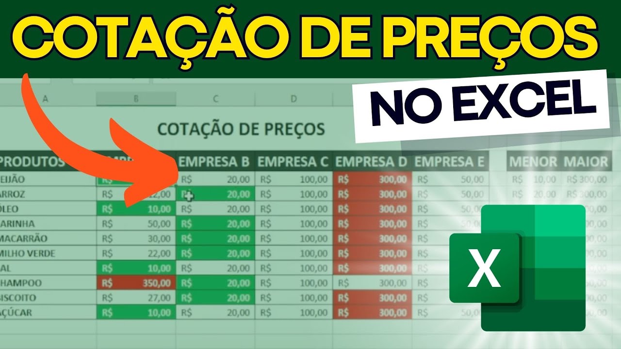 PLANILHA DE COTAÇÃO DE PREÇOS. FAÇA VOCÊ MESMO