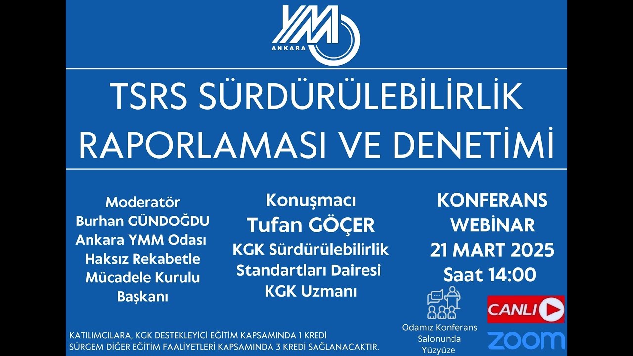 TSRS Sürdürülebilirlik Raporlaması ve Denetimi