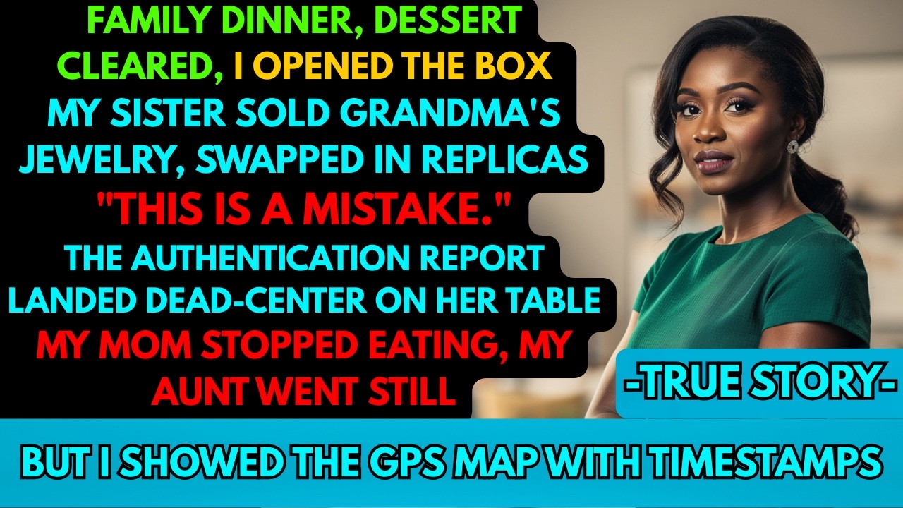 My Sister Sold Grandma’s Jewelry—At Family Dinner, I Pulled Up the GPS Timestamps